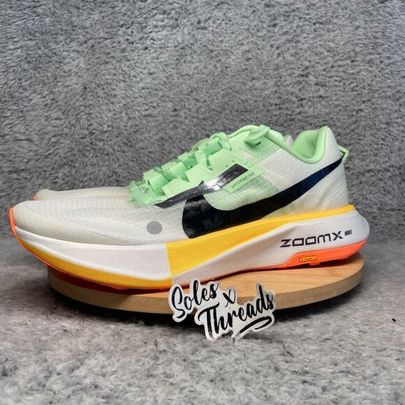 Nike ZoomX Ultrafly Trail Running Size 8.5 Men Vapor Green Laser Orange main image 4